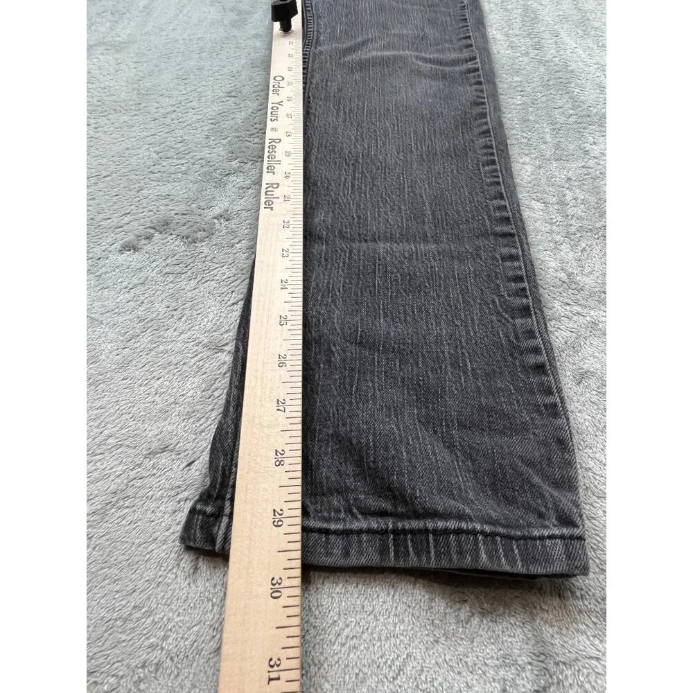 Levis 514 Mens Black 28x29.5 Straight Leg Jeans Skater Grunge Punk Emo Goth